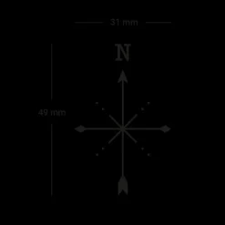Tatouages Medium | Tatouages Medium^PAUL HEWITT Men's Compass Tattoo