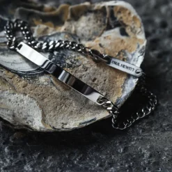 Bijoux De Bras | Bracelets Avec Gravure^PAUL HEWITT Men's Engravable ID Bracelet