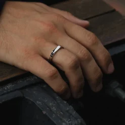 Anneaux^PAUL HEWITT Men's Slim Signet Bague