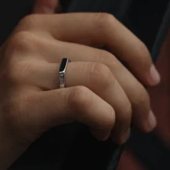 Anneaux^PAUL HEWITT Men's Slim Signet Bague
