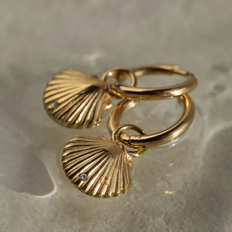 Boucles D'oreilles^PAUL HEWITT Scallop Boucle d'oreille