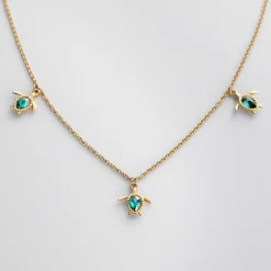 Colliers^PAUL HEWITT Turtle Aquamarine Collier