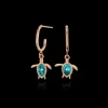 Boucles D'oreilles^PAUL HEWITT Turtle Aquamarine Hoops
